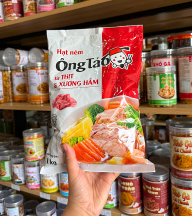 Hạt Nêm ÔNG TÁO Từ Thịt & Xương Hầm 1kg - 8936186340253