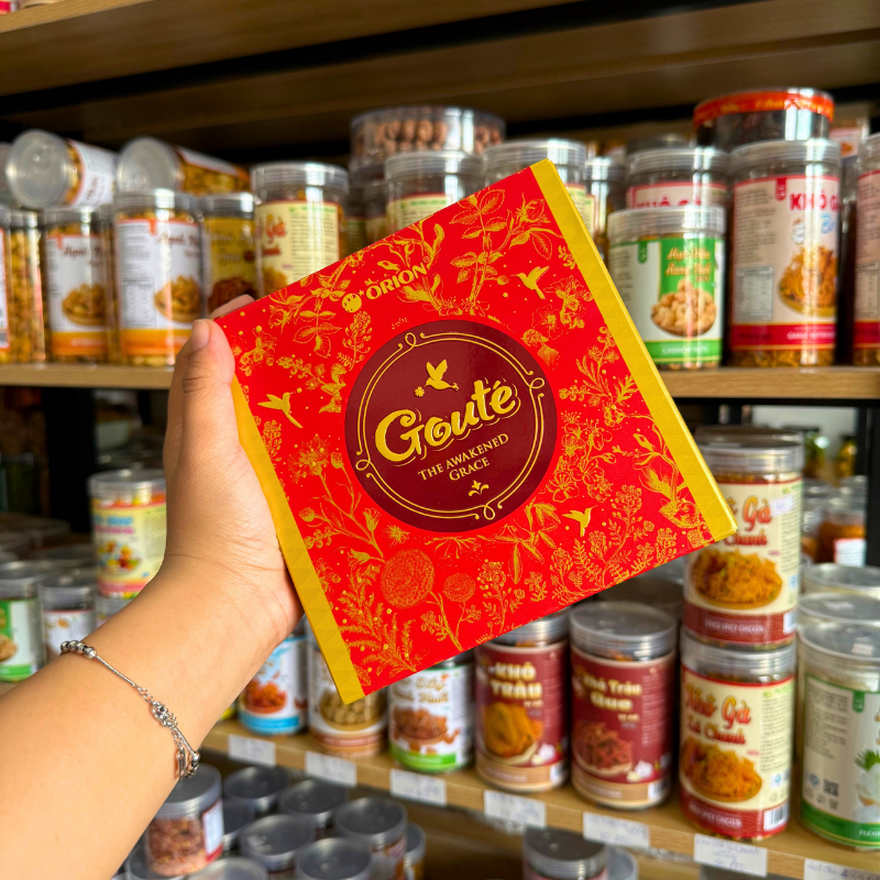 Bánh Mè Giòn ORION GOUTE Hộp Giấy Đỏ 158,4g (4 gói x 39,6g) 6 Bánh Mè Giòn ORION GOUTE Hộp Giấy Đỏ 158,4g (4 gói x 39,6g)