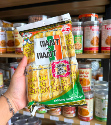 Bánh Gạo Senbei WANT WANT Nhỏ 52g - Túi 10 Gói - 8935302300270