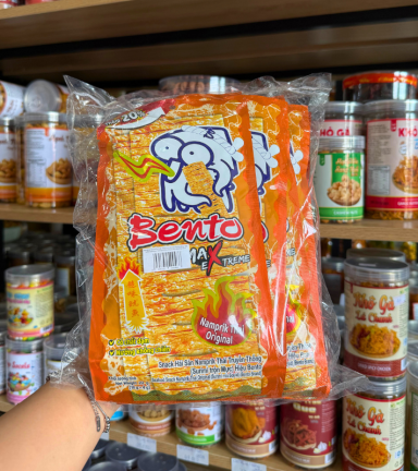 Combo 3 Gói Mực BENTO Cam Vị Truyền Thống 22g( 3 bịt nhỏ) - 8935342400466