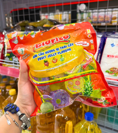 Thạch Rau Câu BIDRICO Vị Trái Cây 470g - 8935051800571