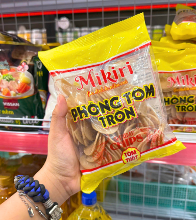 Bánh Phồng Tôm Tròn MIKIRI 200g - 8936079390075