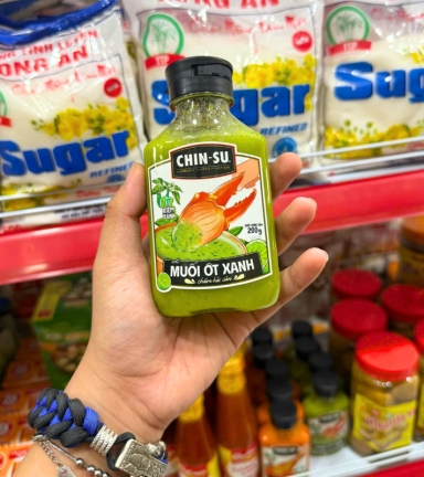 Muối Ớt Chinsu Chấm Hải Sản - Muối Ớt Xanh Chinsu 200gr - 8936221043545