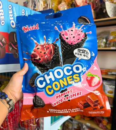 Bánh Kem Ốc Quế WEISIEL (Hương Choco-Dâu) 300g - 6974800050326