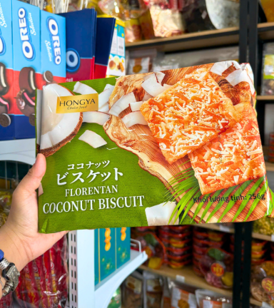 Bánh Quy Dừa Giòn HONGYA Gói 256g - 4897045422197