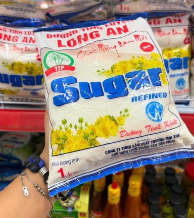 Đường Cát Trắng Long An Sugar - Đường Tinh Luyện 1kg - 8938545271116