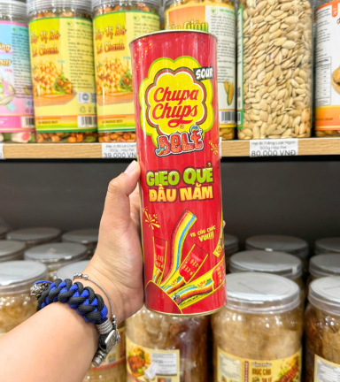 Kẹo CHUPA CHUPS ỐngTết Gieo Quẻ 105g - 8935001719830