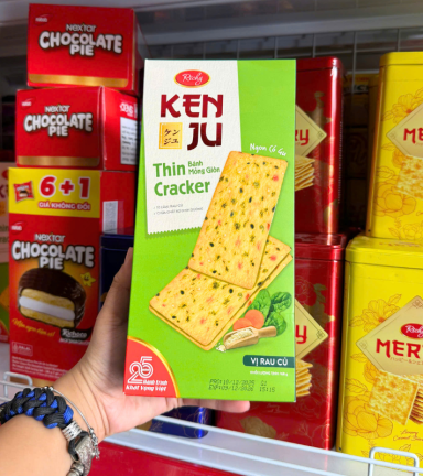 Bánh Quy Rau Củ RICHY KENJU Bánh Mỏng Giòn 168gr - 8936047443765