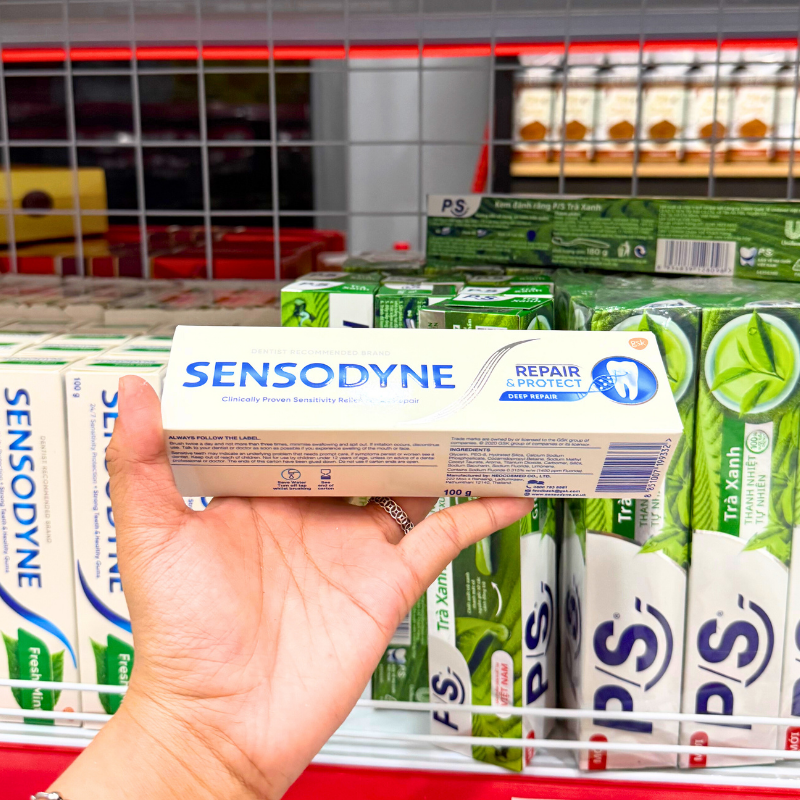 Nguồn hàng sỉ kem Đánh Răng Sensodyne Fresh Mint Giảm Ê Buốt Tuýp 100g 6 Nguồn hàng sỉ kem Đánh Răng Sensodyne Fresh Mint Giảm Ê Buốt Tuýp 100g