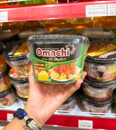 Mì Xốt Trộn Spaghetti Dạng Tô OMACHI 105g - MXTSDTO
