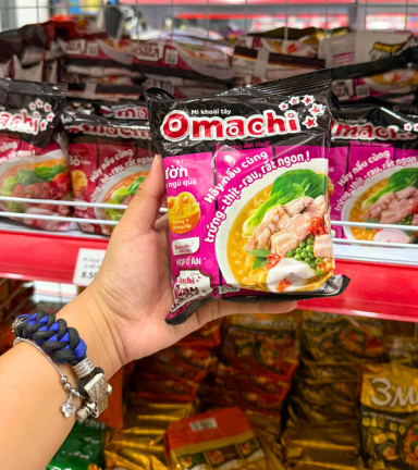 Mì Khoai Tây OMACHI Hương Vị Sườn Hầm Ngũ Quả 80g - MKTOHVSHNQ