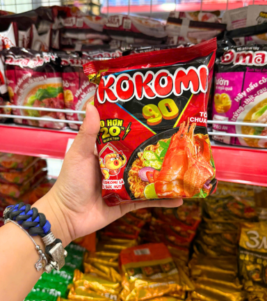 Mì Gói KOKOMI 90 Vị Tôm Chua Cay 90g - MGK90VTCC
