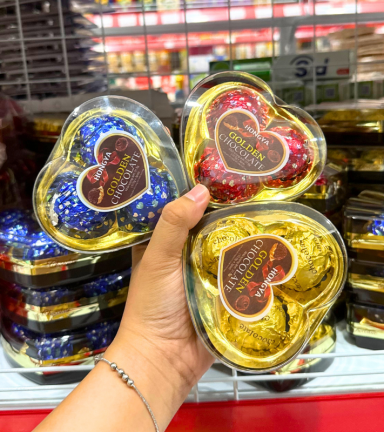 Socola Tim HONGYA 3 Màu Loại 3 Viên 31.5g - 4897045422265