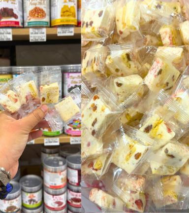 Kẹo Sữa Chua Mix Trái Cây Và Hạt Ăn Kiêng - Kẹo Nougat Dâu Tây 500g - SCMTC02