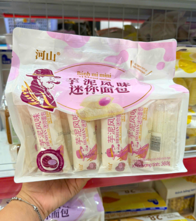 Sữa Chua Khoai Môn HESHAN 360g (Bịch 12 Gói) - SCKMH360G