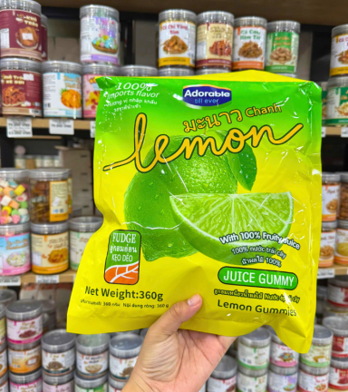 Kẹo Dẻo Chanh Thái Lan Adorable 360g - 6959062225705