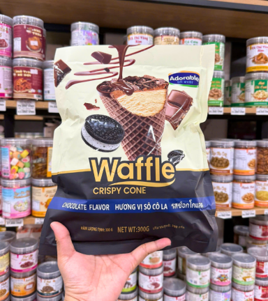 Bánh Ốc Quế Waffle Socola Adorable 300g - 8809658630247