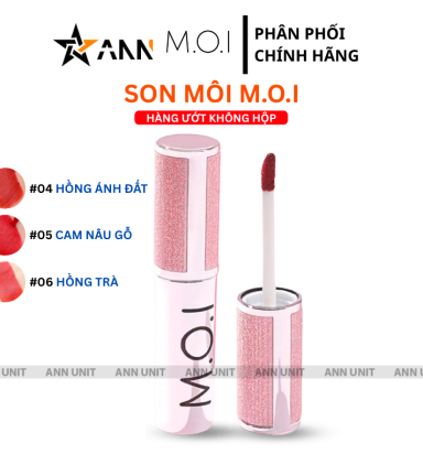 Sale Hàng Ướt Không Hộp - Son Môi Love M.O.I Màu Hồng - Son Moi 3 Màu - SMOI02