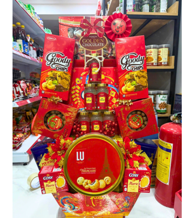 Giỏ Quà Tết Sang Trọng Xuân Như Ý – Quà Tặng Tết Cho Gia Đình – Quà Trang Trí Tết Đẹp - QTTT62