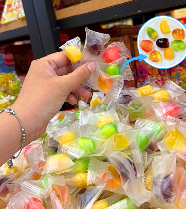 Kẹo Chip Chip Lột Vỏ Trái Cây Hàng Xá 100g - KCLVTC100G