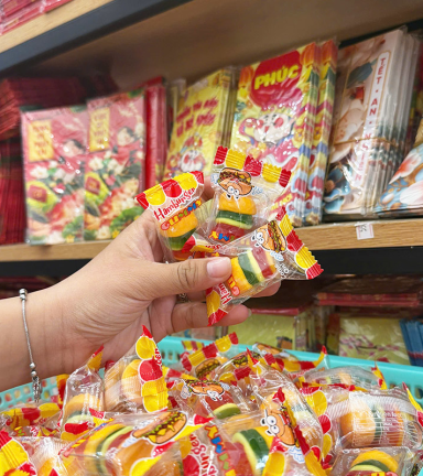 Kẹo Dẻo Hamburger Gummy Hàng Xá 100g - KDHG100G