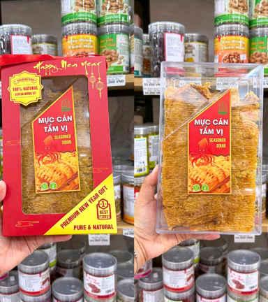 Mực Cán Tấm Vị Dạng Hộp Xách BEST SELLER - MCTVDHXBS