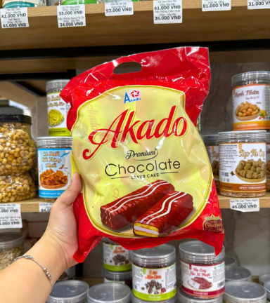 Bánh Phủ Socola AKADO 170g - BPSA170G