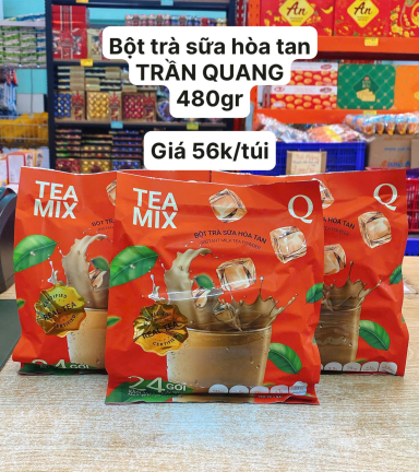 Trà Sữa Hòa Tan Trần Quang 24 Gói 480g - TSHTTQ24GOI