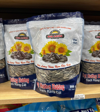 Hạt Hướng Dương Sạch Rang Củi Gia Long 500g - HHDSRCGL500G