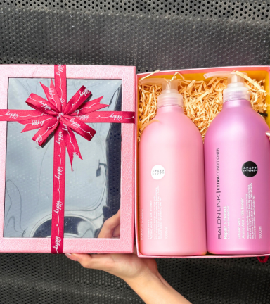 Set Quà Tặng Combo Dầu Gội Xả Kumano Yushi Salon Link Extra Không Silicon Nhật Bản 1000ml/Chai - SETKUMANOYUSHI