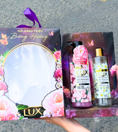 Set Quà Sữa Tắm Hương Nước Hoa LUX Botanicals Hoa Hồng Pháp - SETSUATAMLUX