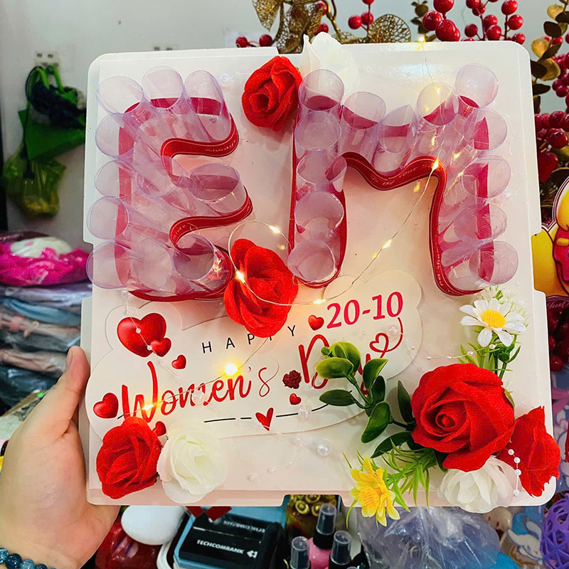 Quà Tặng 8-3 Khuôn Hoa Đựng Tiền Cho Phái Đẹp 13 Quà Tặng 8-3 Khuôn Hoa Đựng Tiền Cho Phái Đẹp