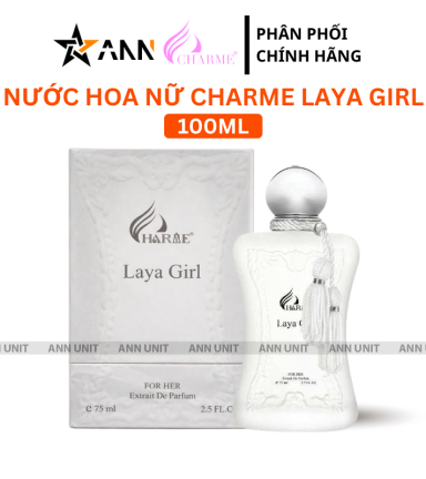Nước Hoa Nữ Charme Laya Girl 100ml - Hương Thơm Nữ Tính Sang Trọng - 8936194697752