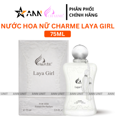 Nước Hoa Nữ Charme Laya Girl 75ml - Hương Thơm Nữ Tính Sang Trọng - 8936194697752