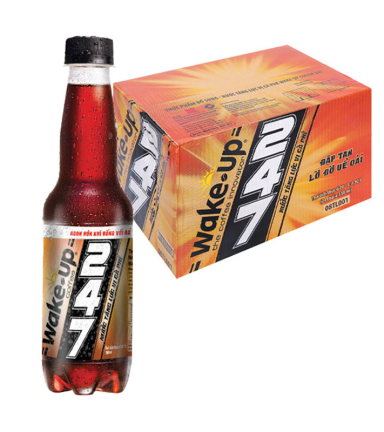 Nước Tăng Lực Vị Cà Phê WAKE-UP 247 Thùng 24 Chai (330ml/Chai) - 8934683008867THUNG
