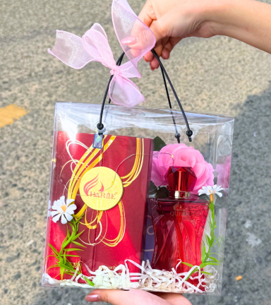 Set Giỏ Quà Tặng Nước Hoa Charme Queen Mùi Nữ Phiên Bản Mới 100ml - SETQUACHARME01