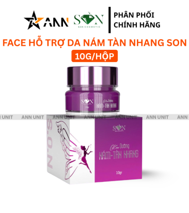 Kem Face Son Cosmetic Tím 10g Giúp Hỗ Trợ Giảm Thâm Nám Tàn Nhang - Phiên Bản Cũ - 8938532048059CU