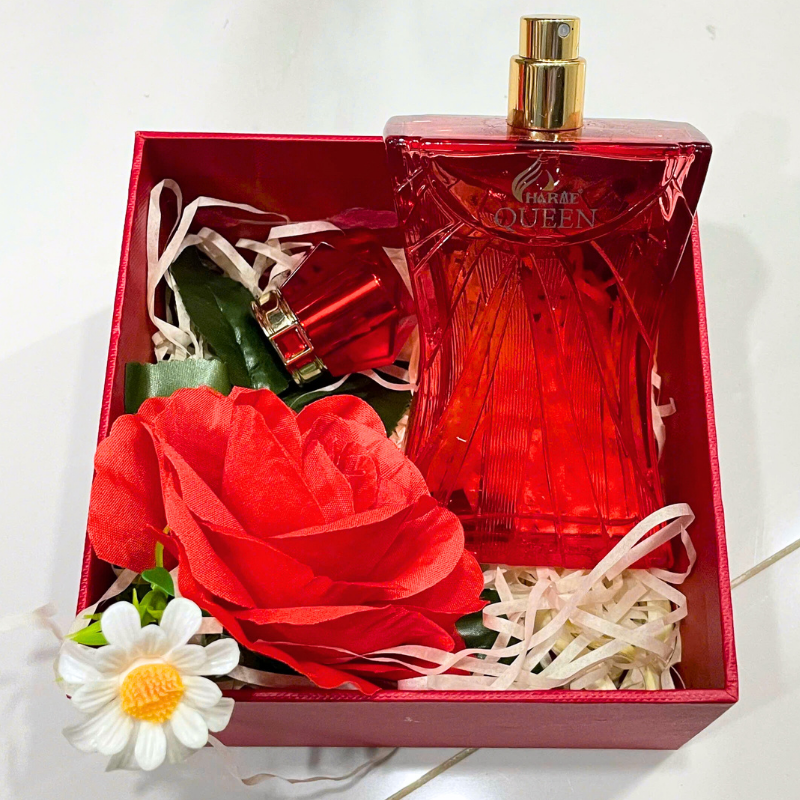 Chỗ sỉ set Hộp Quà Tặng Nước Hoa Charme Queen Mùi Nữ Phiên Bản Mới 100ml 5 Chỗ sỉ set Hộp Quà Tặng Nước Hoa Charme Queen Mùi Nữ Phiên Bản Mới 100ml