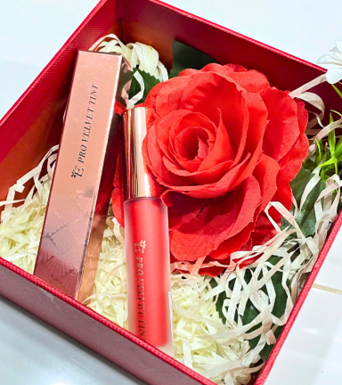 Set Hộp Quà Tặng Son Môi Kem Nhung Lì Hàn Quốc Embisu Pro Vel Tint 10 Màu - Hộp Hoa Rơm Nhiều Màu - SETQUASONMOI03