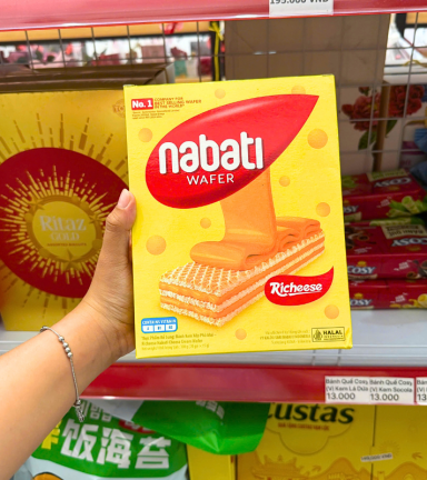 Bánh Xốp Nabati Richoco Vị Phô Mai 300g (20 Gói x 15g) - 8993175532648