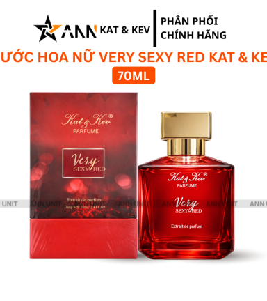 Nước Hoa Nữ Kat Kev Very Sexy Red 70ml - Hương Thơm Ngọt Thanh Dịu Nhẹ - 8936213272755