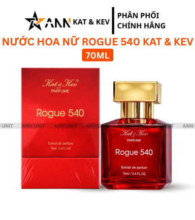Nước Hoa Nữ Kat Kev Rogue 540 70ml - Hương Thơm Sang Trọng Thanh Lịch - 8936213272793
