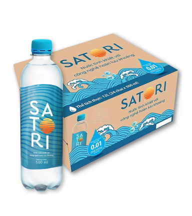Nước Suối SATORI Thùng 24 Chai (500ml/Chai) - 8938512632025THUNG