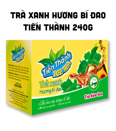 Trà Xanh Hoà Tan Tiến Thành Hương Bí Đao 240g - 8935081820105