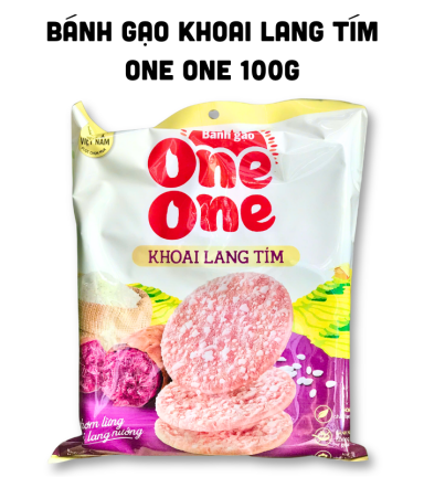 Bánh Gạo One One Khoai Lang Tím 100gr - 8936096670648