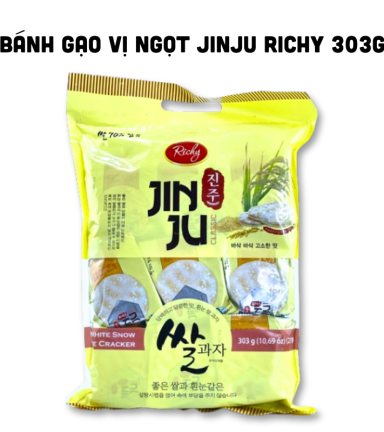 Bánh Gạo Jinju Richy Vị Ngọt Hàn Quốc 303g - 8938506170823
