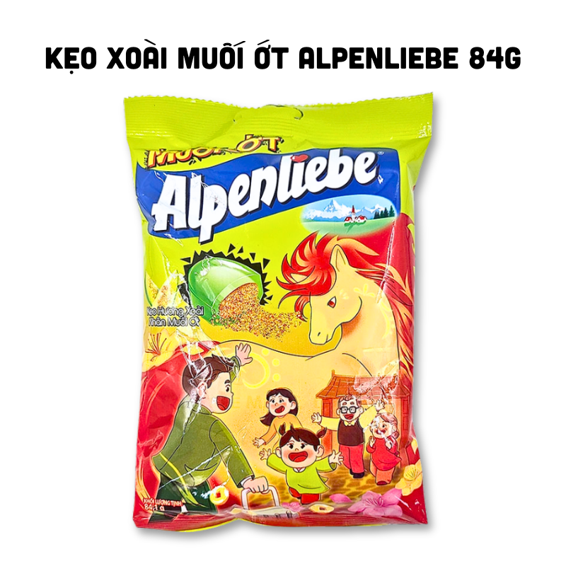 Shop sỉ kẹo Xoài Nhân Muối Ớtt ALPENLIEBE gói 84.1g 6 Shop sỉ kẹo Xoài Nhân Muối Ớtt ALPENLIEBE gói 84.1g