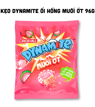 Kẹo Nhân Dynamite Vị Ổi Hồng Muối Ớt 96g - 8934564100833