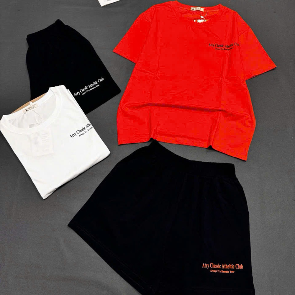 Chuyên sỉ đồ Bộ Nữ Áo Cổ Tròn Tay Ngắn Quần Đùi Vải Cotton Mịn Mát Size 45-62kg 7 Chuyên sỉ đồ Bộ Nữ Áo Cổ Tròn Tay Ngắn Quần Đùi Vải Cotton Mịn Mát Size 45-62kg