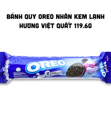 Bánh Quy Oreo Socola Vị Kem Lạnh Việt Quất 119,6g - 7622300442507